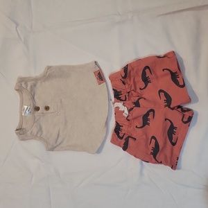 Gerber tank and shorts set 0-3 months